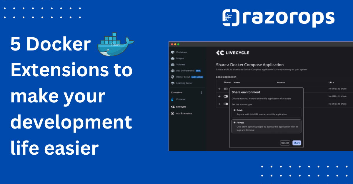 5 Docker Extensions to make your development life easier